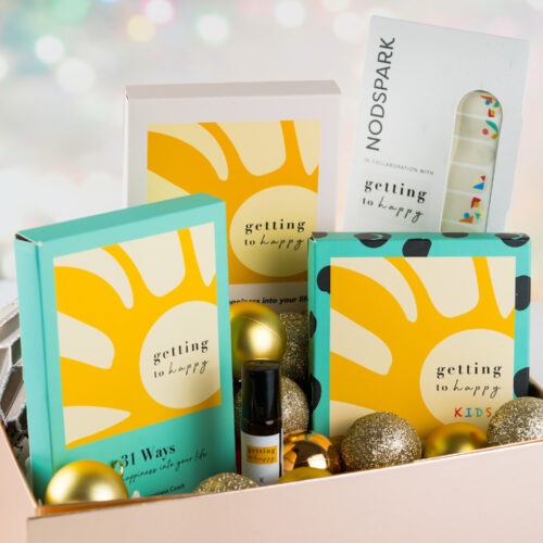 Getting To Happy - Festive Gift Box Happy Holidays